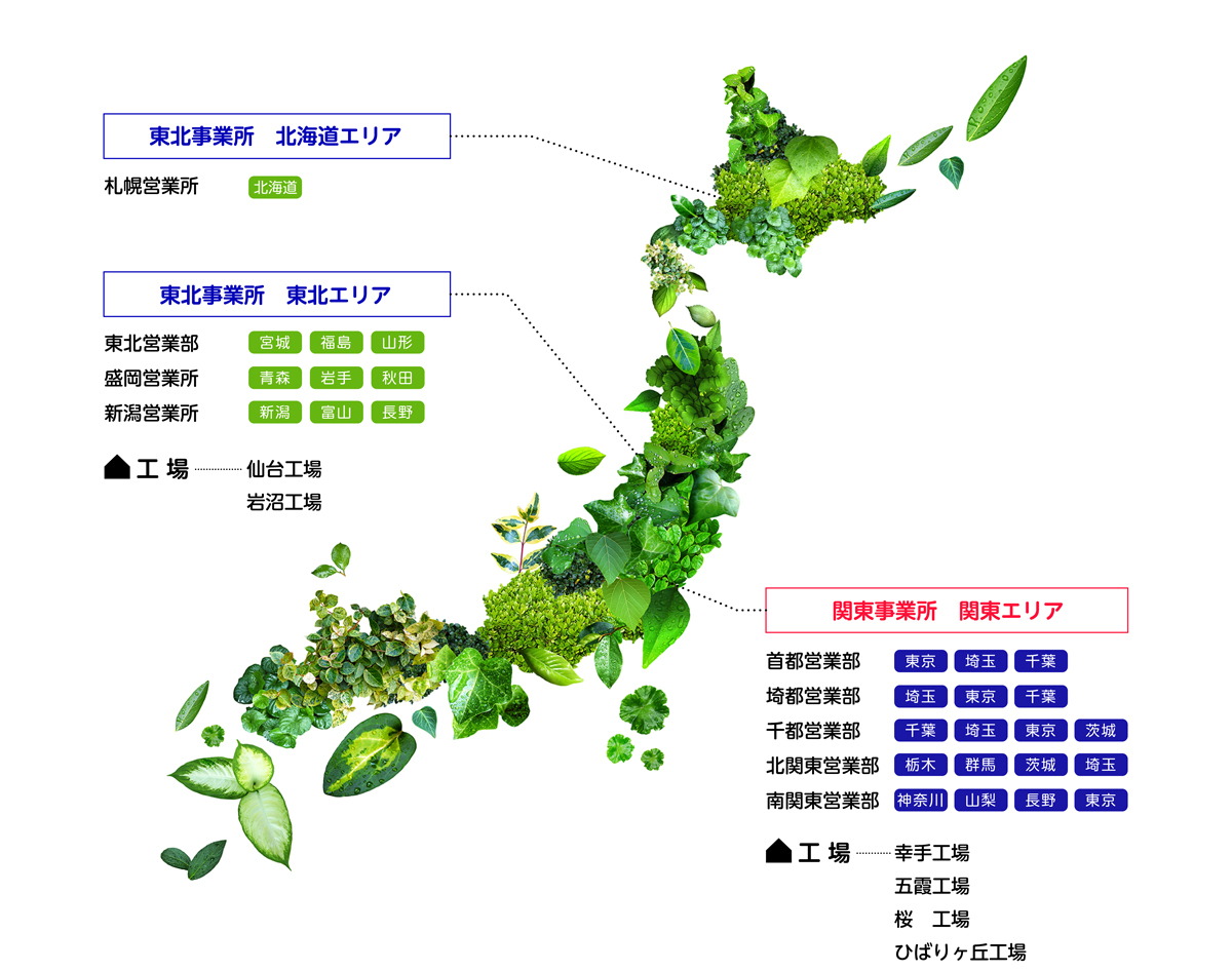 エースパッケージ 事業所一覧