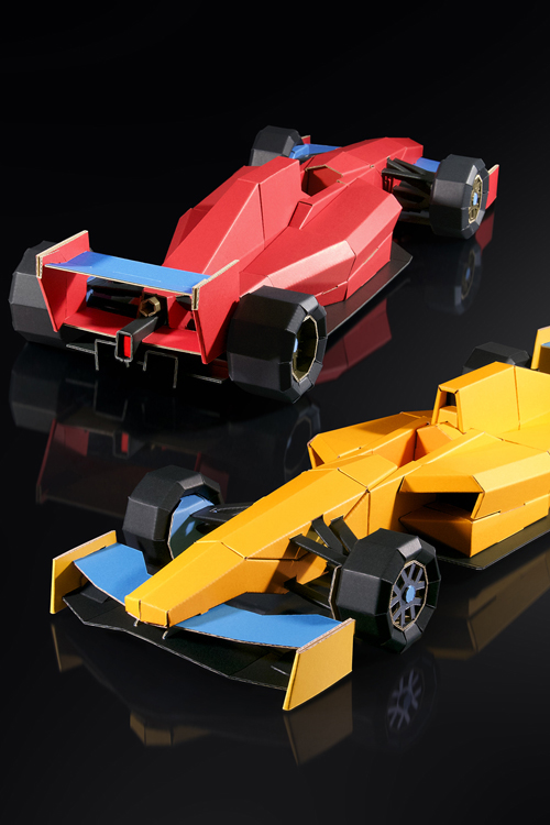 ダンボールのF1マシン