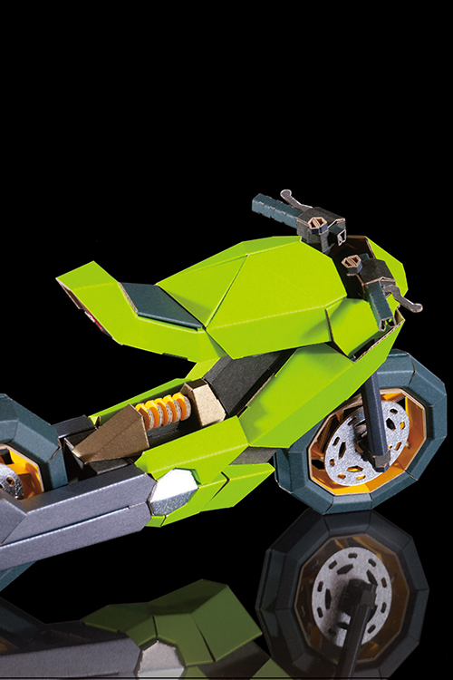 ダンボールのバイク